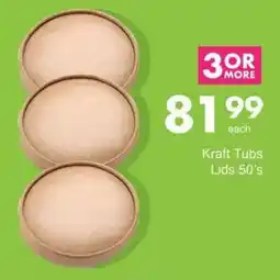 Save Hyper Kraft Tubs Lids 50's offer