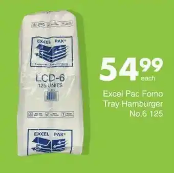 Save Hyper Excel Pac Fomo Tray Hamburger No.6 offer