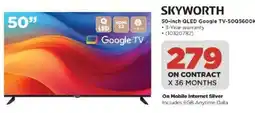 HiFi Corp SKYWORTH 50-inch QLED Google TV-50Q5600K offer