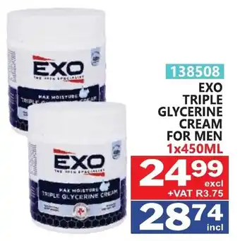 EXO TRIPLE GLYCERINE CREAM FOR MEN