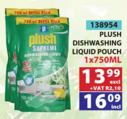 Arrow Cash And Carry Plush Supreme Dishwashing Liquid Pouch offer