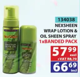 Arrow Cash And Carry NexSheen Wrap Lotion & Oil Sheen Spray offer