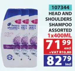 Arrow Cash And Carry Head and Shoulders Shampoo Assorted offer