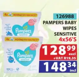 Arrow Cash And Carry Pampers Baby Wipes Sensitive offer
