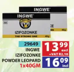 Arrow Cash And Carry INGWE IZIFOZONKE POWDER LEOPARD offer