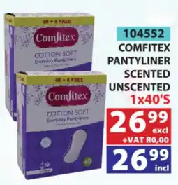 Arrow Cash And Carry Comfitex Cotton Soft Everyday Pantyliners offer