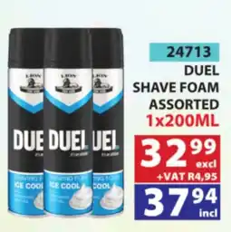 Arrow Cash And Carry DUEL SHAVE FOAM Assorted offer