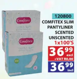 Arrow Cash And Carry Comfitex Ultra Slim Pantyliner Scented Unscented offer