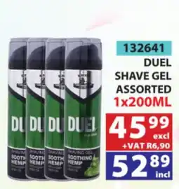 Arrow Cash And Carry DUEL Shave Gel Assorted offer