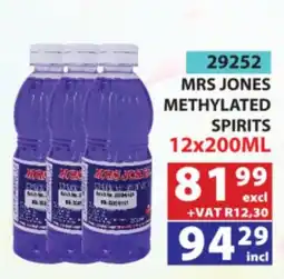 Arrow Cash And Carry MRS JONES METHYLATED SPIRITS offer