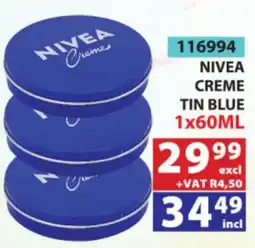 Arrow Cash And Carry NIVEA CREME TIN BLUE offer