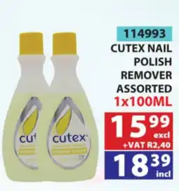 Arrow Cash And Carry Cutex Nail Polish Remover Assorted offer