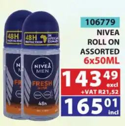 Arrow Cash And Carry NIVEA ROLL ON ASSORTED offer