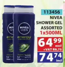 Arrow Cash And Carry NIVEA MEN SHOWER GEL Assorted offer