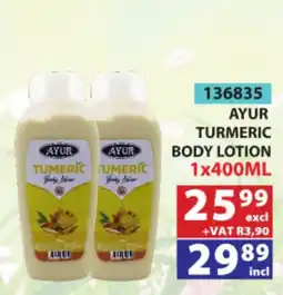 Arrow Cash And Carry AYUR TUMERIC BODY LOTION offer