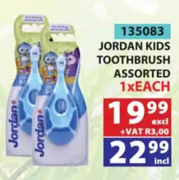Arrow Cash And Carry Jordan Kids Toothbrush Assorted offer
