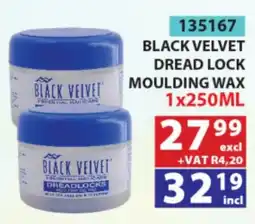 Arrow Cash And Carry Black Velvet Dread Lock Moulding Wax offer