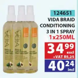 Arrow Cash And Carry VIDA BRAID CONDITIONING 3 IN 1 SPRAY offer