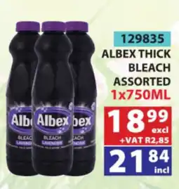 Arrow Cash And Carry Albex Thick Bleach Assorted offer