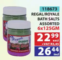 Arrow Cash And Carry Regal/Royale Bath Salts Assorted offer