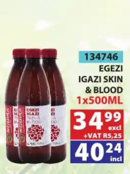 Arrow Cash And Carry Egezi Igazi Skin & Blood offer