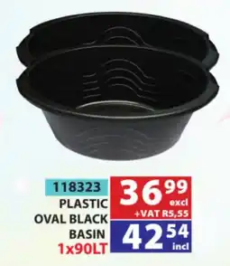Arrow Cash And Carry PLASTIC OVAL BLACK BASIN offer
