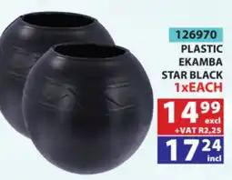Arrow Cash And Carry Plastic Ekamba Star Black offer