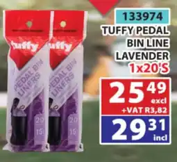 Arrow Cash And Carry Tuffy Pedal Bin Line Lavender offer