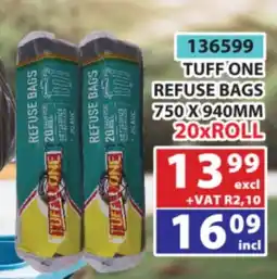 Arrow Cash And Carry TUFF'ONE REFUSE BAGS offer