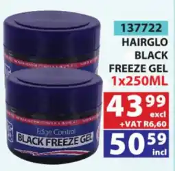 Arrow Cash And Carry Hairglo Black Freeze Gel offer