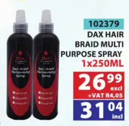 Arrow Cash And Carry DAX Hair Braid Multi Purpose Spray offer