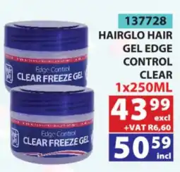 Arrow Cash And Carry HAIRGLO HAIR GEL EDGE CONTROL CLEAR offer