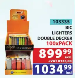 Arrow Cash And Carry BIC LIGHTERS DOUBLE DECKER offer