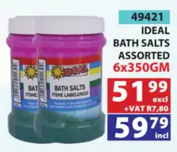 Arrow Cash And Carry IDEAL BATH SALTS Assorted offer