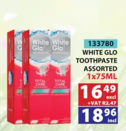 Arrow Cash And Carry White Glo Toothpaste Assorted offer