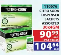 Arrow Cash And Carry Citro-Soda Dispenser Sachets Assorted offer