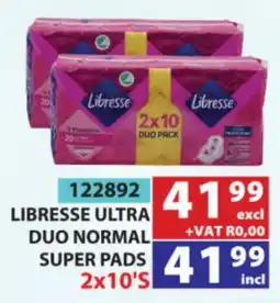 Arrow Cash And Carry Libresse Ultra Duo Normal Super Pads offer