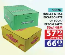 Arrow Cash And Carry Hulley & Rice Bicarbonate of Soda/Epsom Salts offer