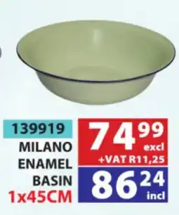 Arrow Cash And Carry Milano Enamel Basin offer