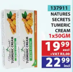 Arrow Cash And Carry Natures Secrets Turmeric Cream offer