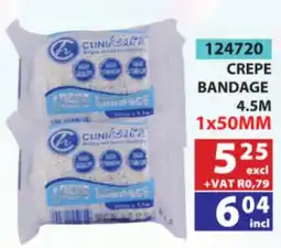 Arrow Cash And Carry Clinihealth Crepe Bandage offer