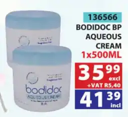 Arrow Cash And Carry BODIDOC BP AQUEOUS CREAM offer