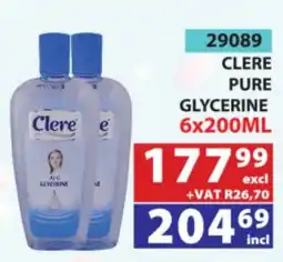 Arrow Cash And Carry Clere Pure Glycerine offer