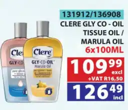 Arrow Cash And Carry Clere GLY-CO-OIL Marula Oil offer