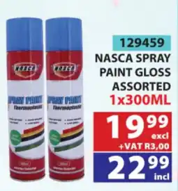 Arrow Cash And Carry NASCA SPRAY PAINT GLOSS Assorted offer