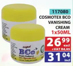 Arrow Cash And Carry Cosmotex bco vanishing cream offer