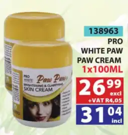 Arrow Cash And Carry PRO WHITE PAW PAW CREAM offer