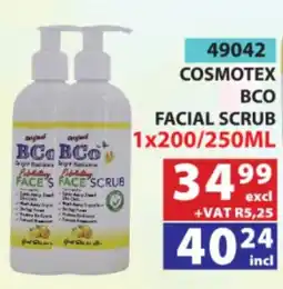 Arrow Cash And Carry COSMOTEX BCO FACIAL SCRUB offer