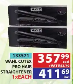 Arrow Cash And Carry WAHL CUTEX PRO HAIR STRAIGHTENER offer