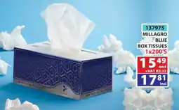 Arrow Cash And Carry Millagro Blue Box Tissues offer